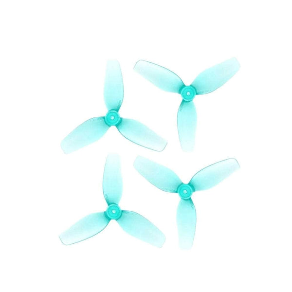 HQPROP Prop Teal HQProp 31mm Ultralight 3-Blade Propeller (Set of 4) - 1mm Shaft