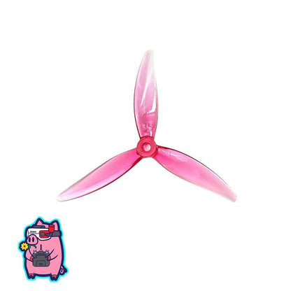 HQPROP Prop HQProp FlowerPig R29V4 3-Blade Propeller (Set of 4) - Pink