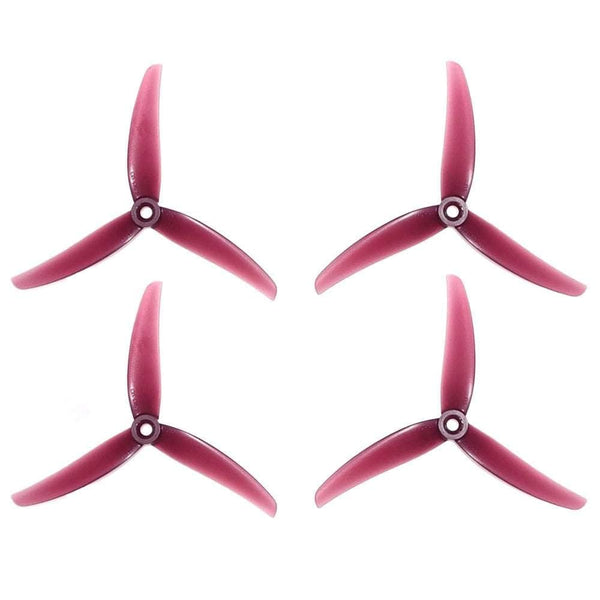 HQPROP Prop Jelly Red HQProp Juicy J33 4.9" 3-Blade Propeller (Set of 4)