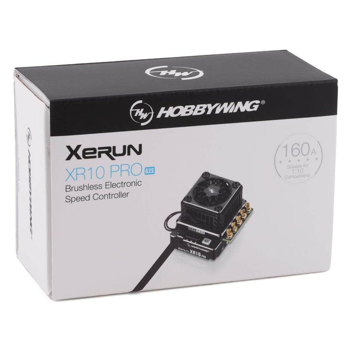 HWA30112613, Hobbywing Xerun XR10 Pro G2S 160A Sensored Brushless ESC (Stealth)