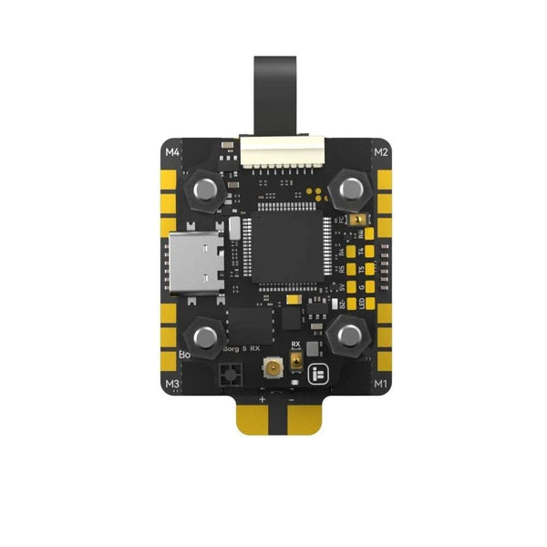 IFLIGHT Stack iFlight Borg Stack - 5S RX F4 FC + 60RS 60A 4-in-1 BLHeli_32 4-8S ESC - 20X20