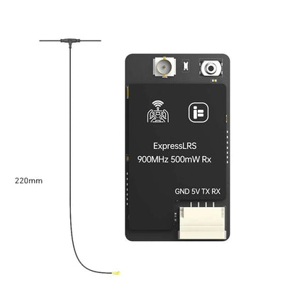 IFLIGHT RC RX iFlight ELRS 500mW 900MHz Receiver + 220mm Antenna