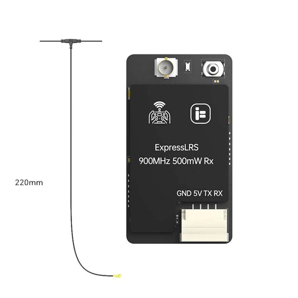 IFLIGHT RC RX iFlight ELRS 500mW 900MHz Receiver + 220mm Antenna