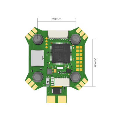 IFLIGHT Stack iFlight BLITZ Mini F7 V1.2 E55S 2-6S 20x20 Stack/Combo (F7 FC / 55A BlheliS 4in1 ESC)
