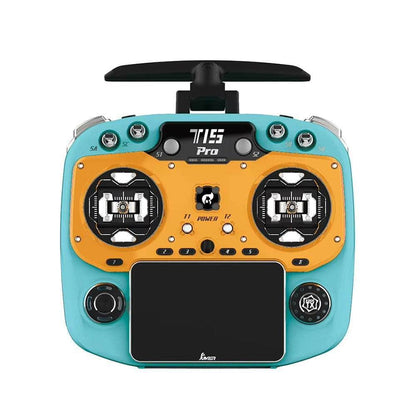 JUMPER RC TX Cyan/Orange Jumper T15 Pro Radio Transmitter w/ Hall Gimbals - ELRS 2.4GHz