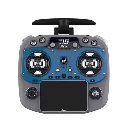 JUMPER RC TX Gray/Blue Jumper T15 Pro Radio Transmitter w/ Hall Gimbals - ELRS 2.4GHz