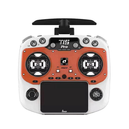 JUMPER RC TX White/Brown Jumper T15 Pro Radio Transmitter w/ Hall Gimbals - ELRS 2.4GHz