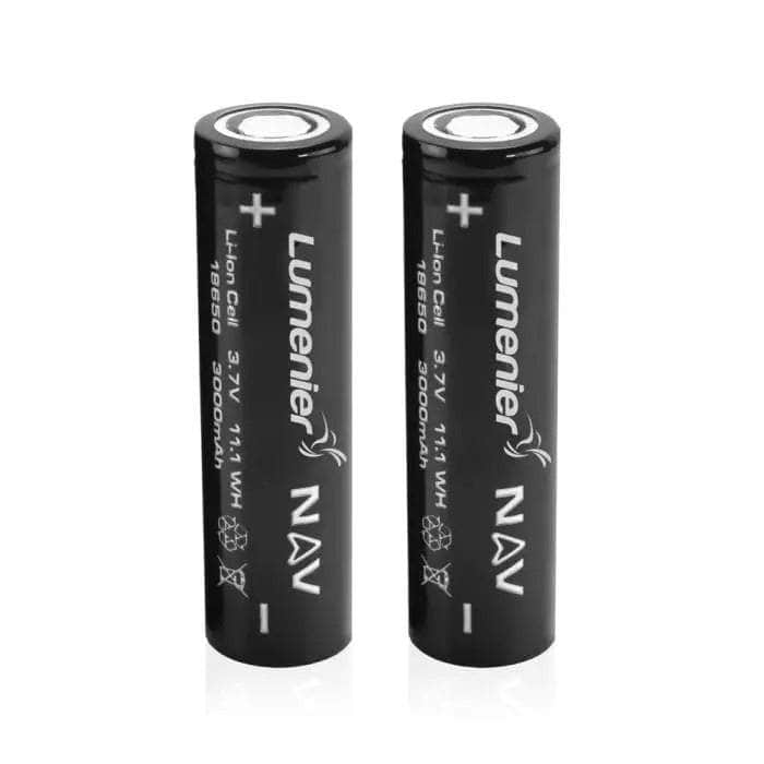 Lumenier NAV 3000mAh 18650 Li-Ion Battery 2 Pack
