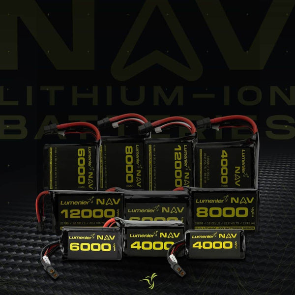 LUMENIER Battery Lumenier NAV 8000mAh 6S 18650 Amprius Lithium-Ion Battery - XT60