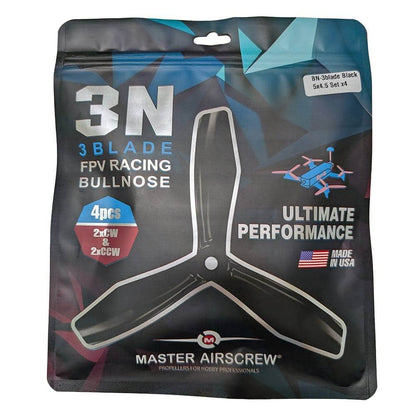 Master Airscrew Prop Master Airscrew BN 5x4.5 3-Blade Propeller (Set of 4)