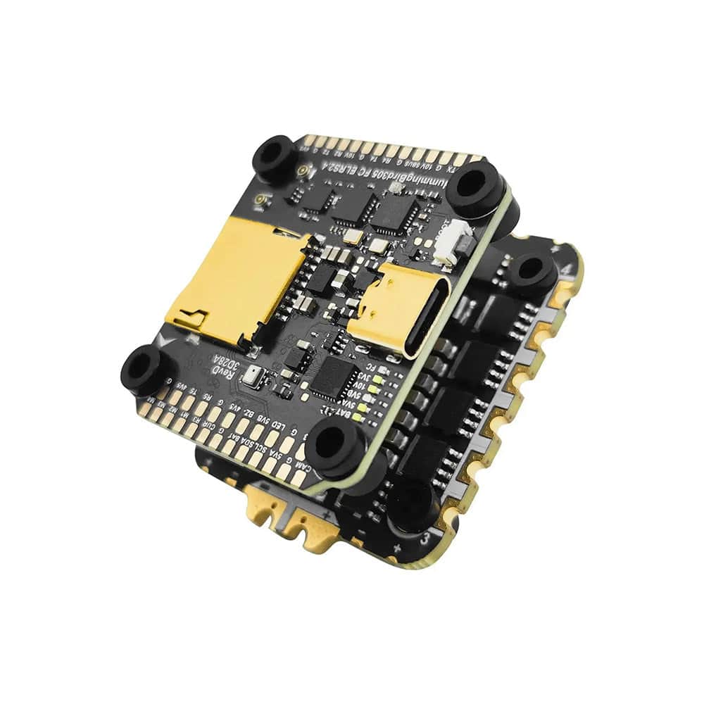 NEWBEEDRONE Stack NewBeeDrone Hummingbird 305 Stack - F7 EL RS FC + 80A AM32 4-in-1 ESC - 30.5x30.5