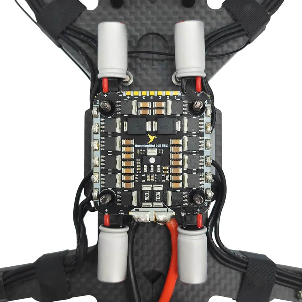 NEWBEEDRONE Stack NewBeeDrone Hummingbird 305 Stack - F7 EL RS FC + 80A AM32 4-in-1 ESC - 30.5x30.5