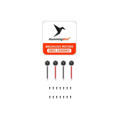 NEWBEEDRONE Motor NewBeeDrone HummingBird 0802 25000Kv Micro Motor 4 pack