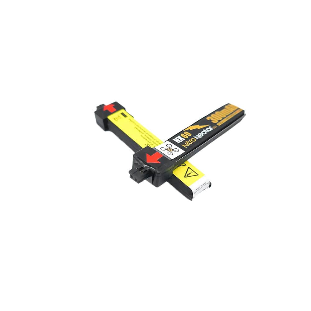 NEWBEEDRONE Battery NewBeeDrone Nitro Nectar 300mAh 1S 80C HV LiPo Battery (4 Pcs) - NX69