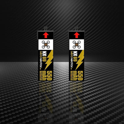NEWBEEDRONE Battery NewBeeDrone Nitro Nectar 550mAh 1S 80C HV LiPo Battery (2pcs) - NX69