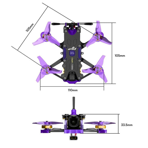 FLYWOO FPV Drones BNF & RTF (PRE-ORDER) Flywoo Firefly 20 Pro BNF Drone w/ DJI O4 Wide