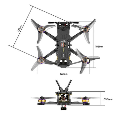 FLYWOO FPV Drones BNF & RTF (PRE-ORDER) Flywoo Firefly 25 Mini BNF Drone w/ DJI O4 Wide