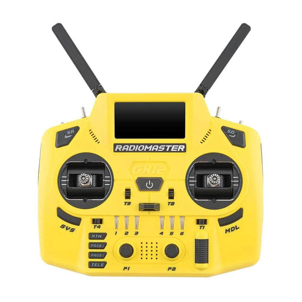 HOBBYPORTER RC TX (PRE-ORDER) RadioMaster GX12 Dual-Band Crush Radio Controller - ELRS 2.4GHz M2 - Multi Color