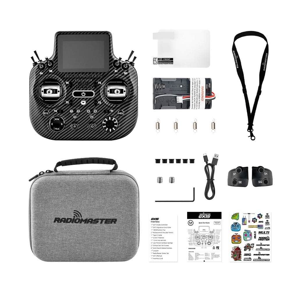 HOBBYPORTER RC TX (PRE-ORDER) RadioMaster GX15 Max Radio Controller - ELRS 2.4GHz M2