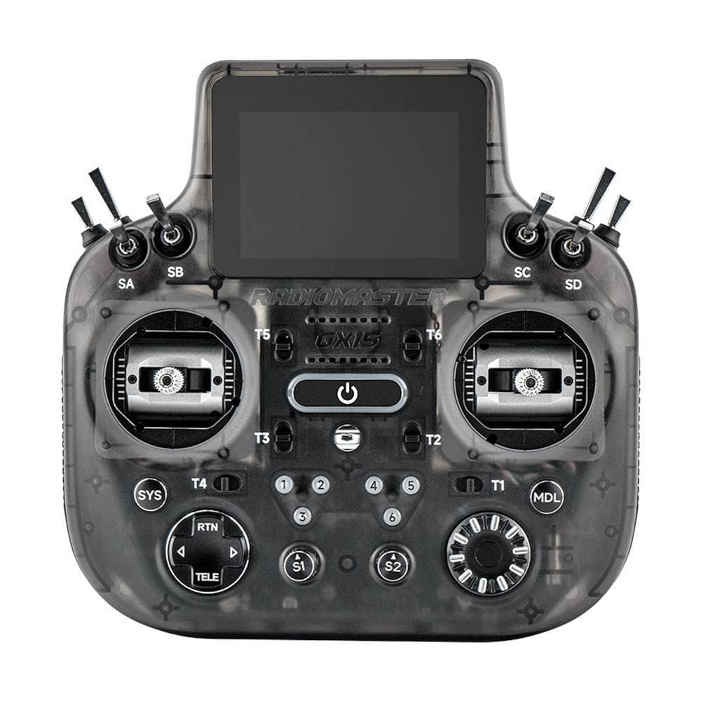 HOBBYPORTER RC TX Transparent Charcoal (PRE-ORDER) RadioMaster GX15 Max Radio Controller - ELRS 2.4GHz M2