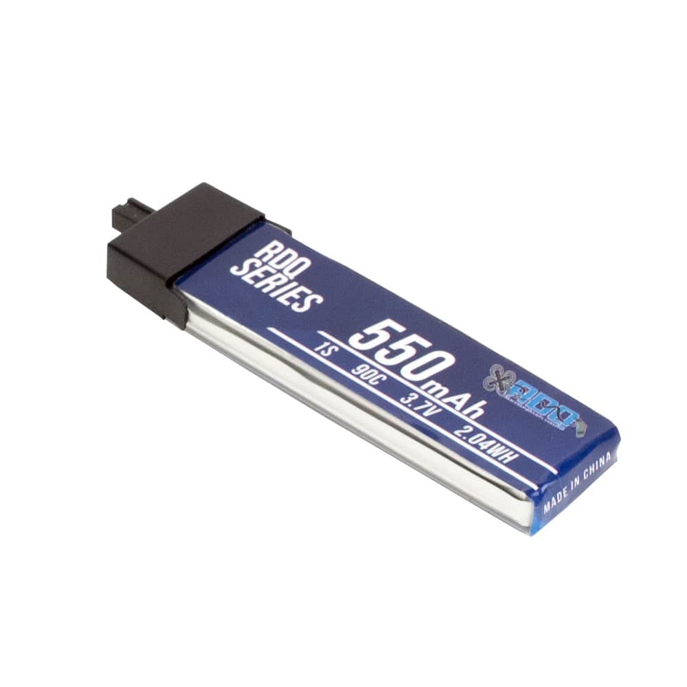 GNB Batteries RDQ Series 3.7V 1S 550mAh 90C LiPo Whoop/Micro Battery w/ Plastic Head - A30