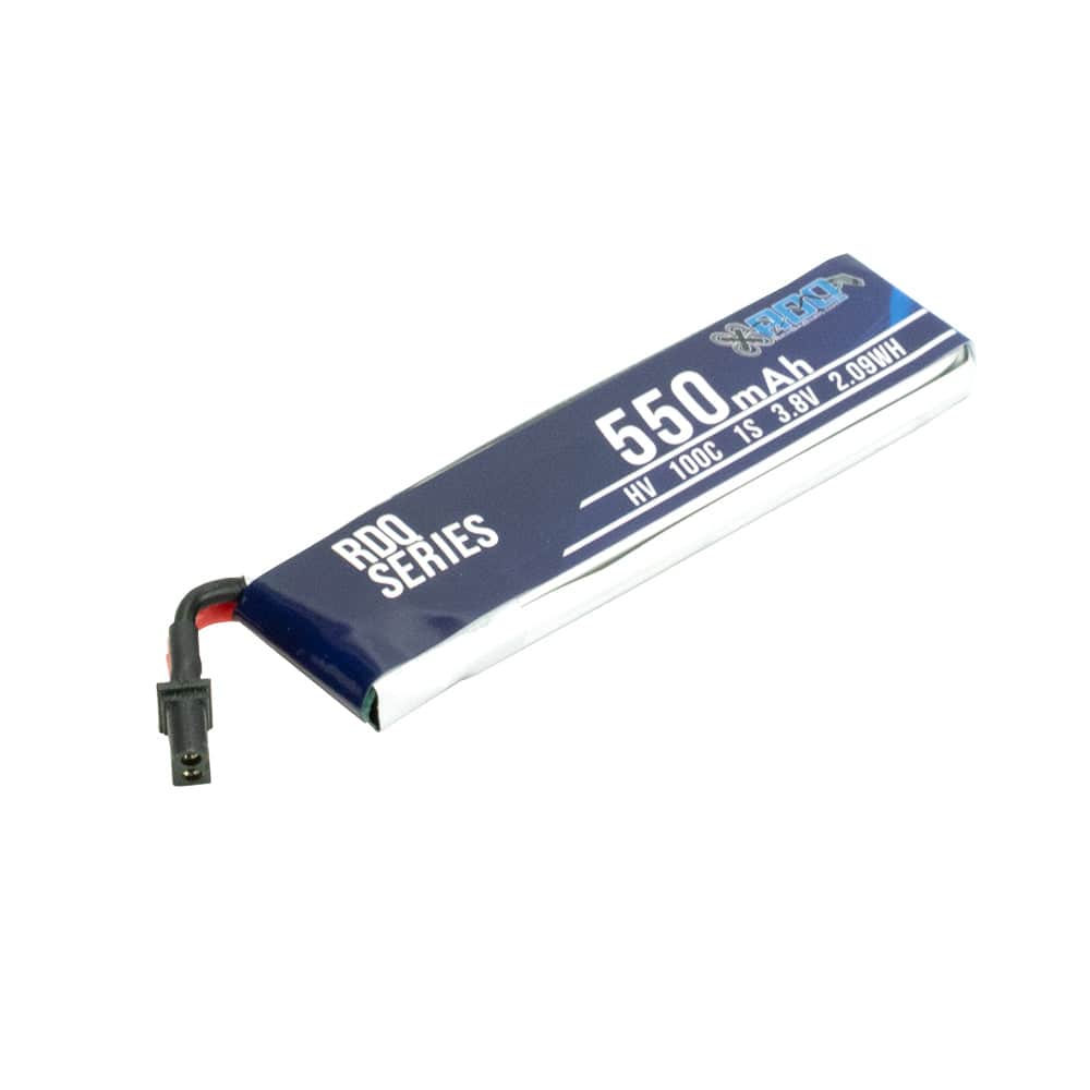 GNB Batteries RDQ Series 3.8V 1S 550mAh 100C LiHV Whoop/Micro Battery - Cabled A30