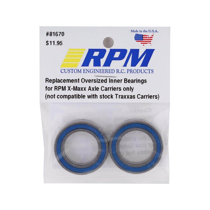 RPM81670, RPM Traxxas X-Maxx 20x32x7mm Oversized Inner Bearing (2) (RPM81732)
