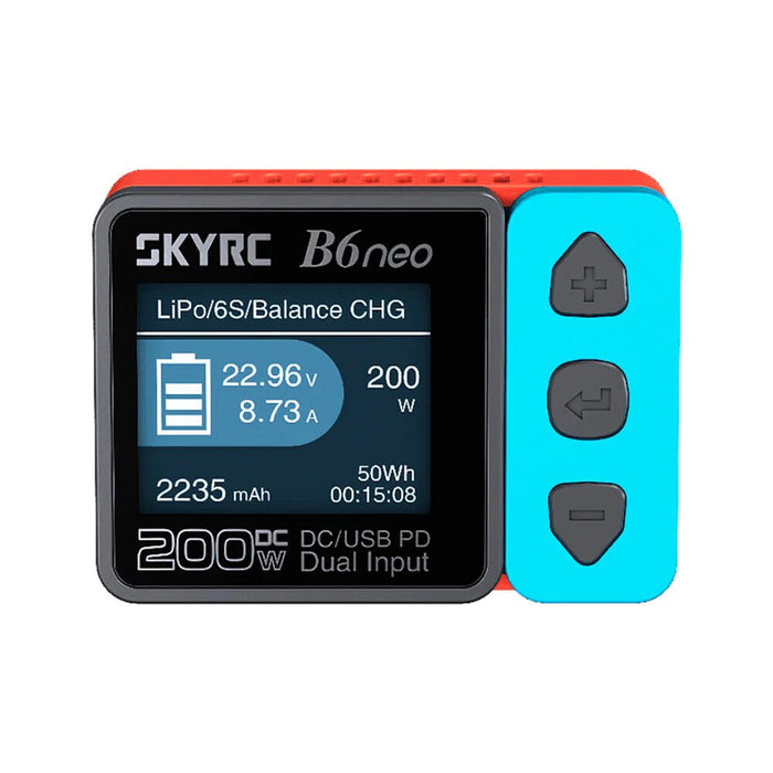 SkyRC B6 Neo 200w 10A 1-6S DC Smart Charger XT60 - Choose Color