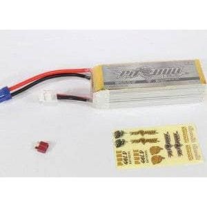 PBTPBB8A80C4S2P, Pit Bull Tires Pure Gold 4S 80C Softcase LiPo Battery (14.8V/8000mAh) w/Battery Life Indicator & EC5 Connector