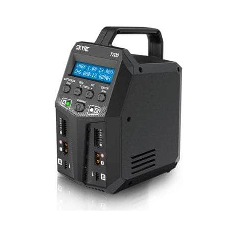 SKY-100155-03, SkyRC T200 Dual AC/DC Battery Charger (6S/10A/100W)