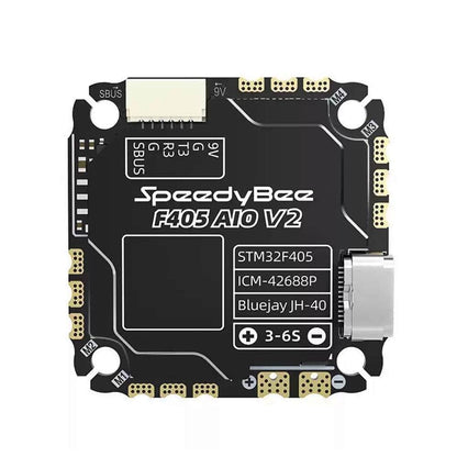 RUNCAM AIO FC SpeedyBee F405 V2 AIO - F405 FC + 40A 3-6S Bluejay ESC - 25.5x25.5