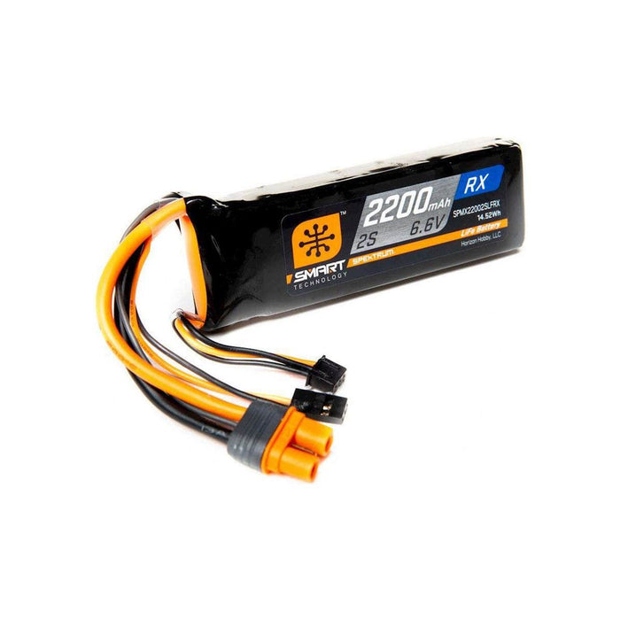 SPMX22002SLFRX, Spektrum RC 2200mAh 2S 6.6V Smart LiFe Receiver Battery; IC3