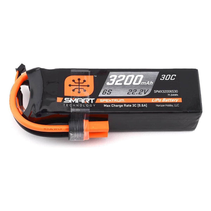 SPMX32006S30, Spektrum RC 6S Smart LiPo Battery Pack w/IC5 Connector (22.2V/3200mAh)
