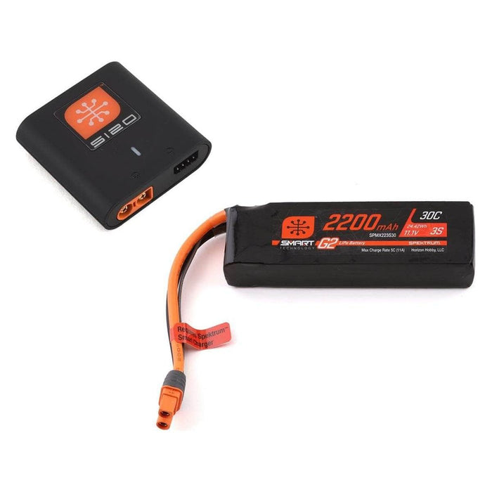 SPMXPSA200, Spektrum RC Smart G2 Powerstage Air Bundle w/3S Smart LiPo Battery (2200mAh)