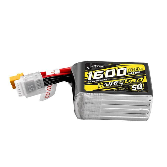 TATTU Battery Tattu R-Line V6.0 1600mAh 6S 160C 22.2V Lipo Battery