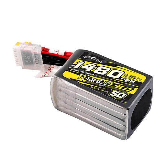 TATTU Battery Tattu R-Line Version 6.0 SQ 1480mAh 160C 6S 22.2V LiPo Battery - XT60