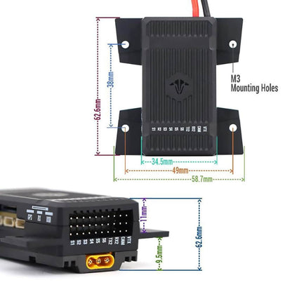 TBS AIO FC TBS Lucid Wing AIO - H7 FC + 50A 2-6S AM32 ESC