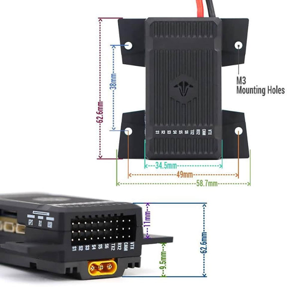 TBS AIO FC TBS Lucid Wing AIO - H7 FC + 50A 2-6S AM32 ESC