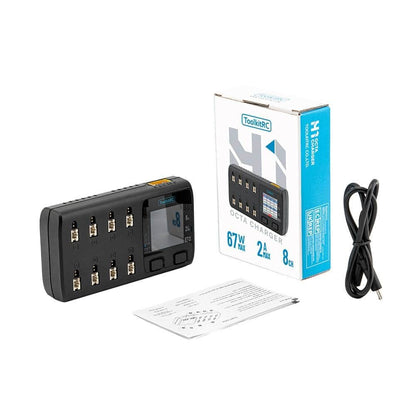TOOLKITRC Charger ToolkitRC H1 Octa Charger 2A 1S 8-Port Charger