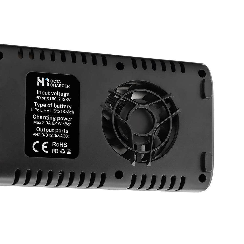 TOOLKITRC Charger ToolkitRC H1 Octa Charger 2A 1S 8-Port Charger