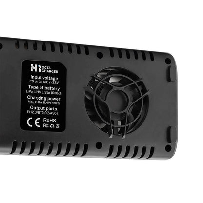 TOOLKITRC Charger ToolkitRC H1 Octa Charger 2A 1S 8-Port Charger