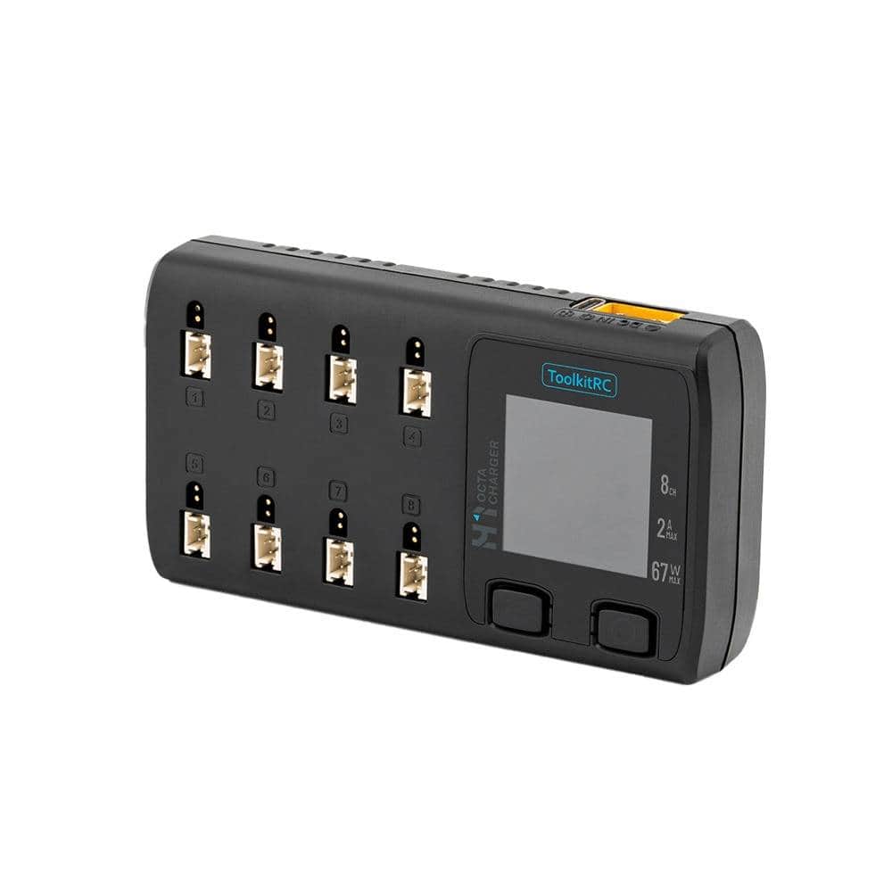 TOOLKITRC Charger ToolkitRC H1 Octa Charger 2A 1S 8-Port Charger