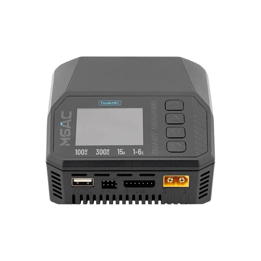TOOLKITRC Charger ToolkitRC M6AC 300W 15A 1-6S AC Charger - XT60