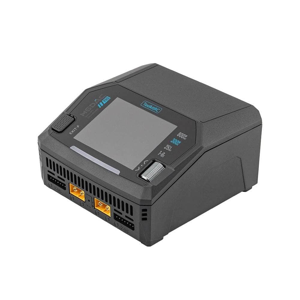 TOOLKITRC Charger ToolkitRC M6DAC Pro V2 800W 16A 1-6S AC/DC Dual Channel Charger - XT60