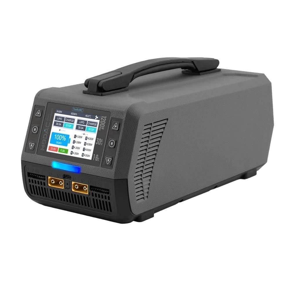 TOOLKITRC Charger ToolkitRC M8DAC 1200W 50A Dual Output Charger