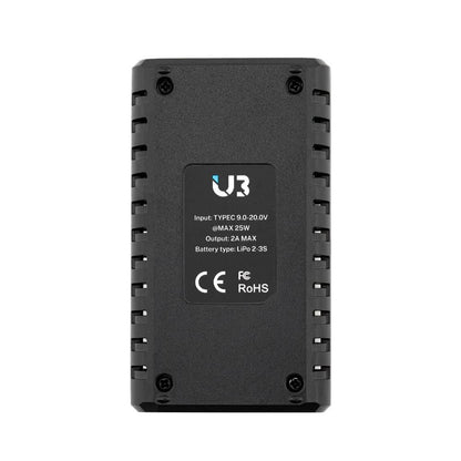 TOOLKITRC Charger ToolkitRC U3 2A 25W 2-3S USB-C Balance LiPo Charger