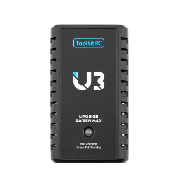 TOOLKITRC Charger ToolkitRC U3 2A 25W 2-3S USB-C Balance LiPo Charger