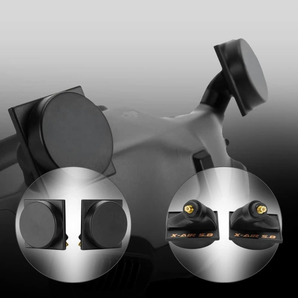 TRUERC Antenna TrueRC X-AIR 5.8GHz MK II Antenna (Set of 2) - DJI Goggles 2 - LHCP (Blackout)