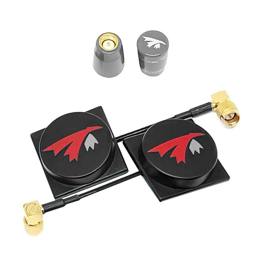 TRUERC Antenna LHCP TrueRC X-AIR 5.8GHz MK II Antenna Stubby Combo for HDZERO VRX4