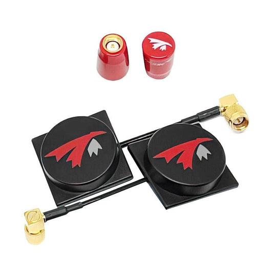 TRUERC Antenna RHCP TrueRC X-AIR 5.8GHz MK II Antenna Stubby Combo for HDZERO VRX4